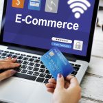 Person making a purchase on an ecommerce website